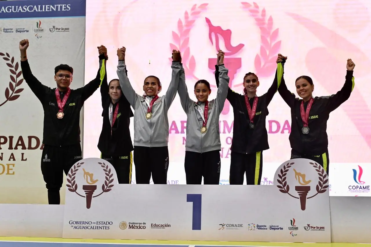 Con 23 medallas Sinaloa demuestra talento y disciplina en Paralimpiada Nacional CONADE 2025. Foto: ISDE