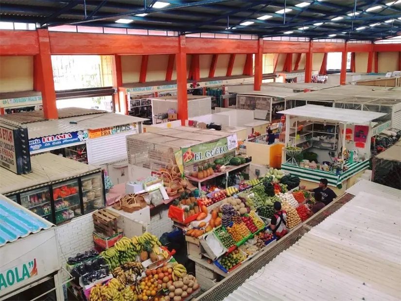 Mercado Zonal de Santa Rosa en Oaxaca. Foto: Facebook.