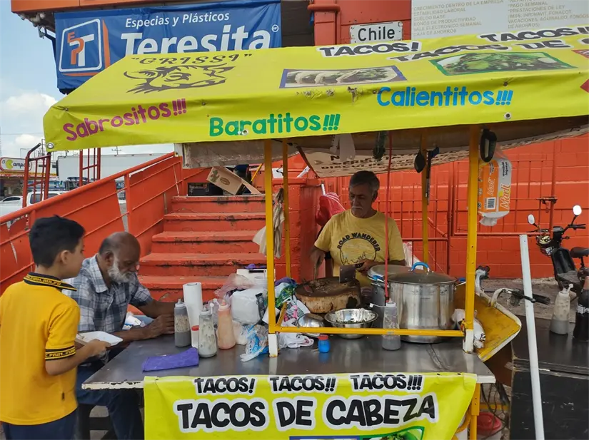 Ignacio Quiñonez Quintero: ejemplo de perseverancia y pasión a través de sus tacos de cabeza. Foto: Juan Madrigal