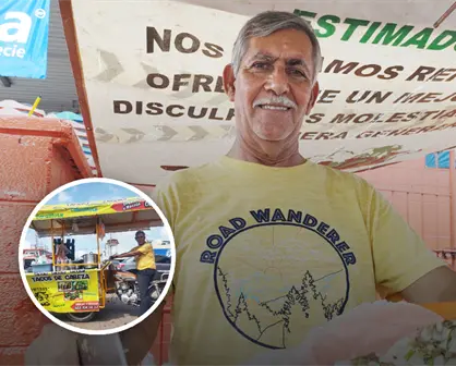 Sabor, esfuerzo y bondad: Don Nacho Quiñonez a bordo de un triciclo enamora paladares con sus tacos de cabeza en Culiacán