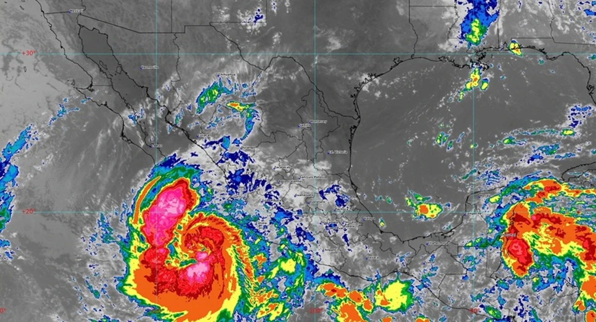 Huracán Priscilla 2025 se aproxima a Baja California Sur con lluvias intensas.
