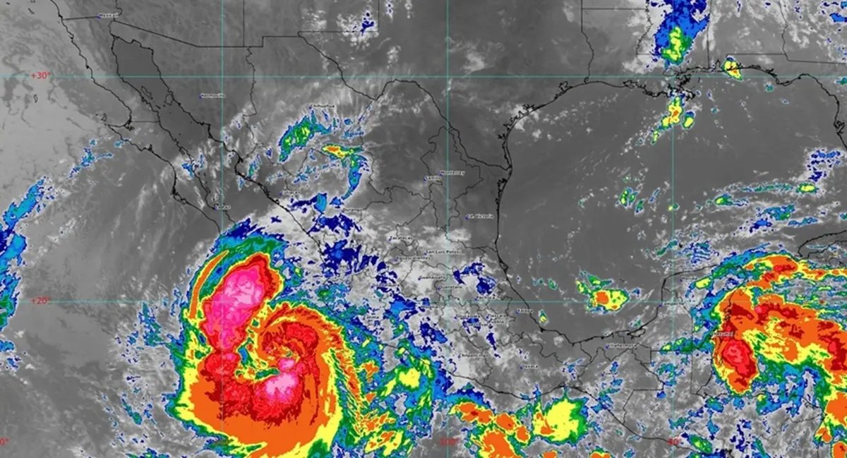 Huracán Priscilla 2025 se aproxima a Baja California Sur con lluvias intensas.