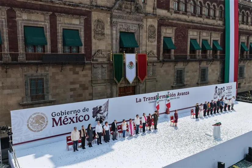 México vive una nueva etapa de transformación, señaló la presidenta Sheinbaum, al presentar resultados de su primer año de Gobierno y anunciar nuevas reformas en beneficio del pueblo.