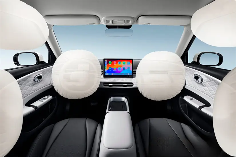 El nuevo modelo Nammi 001 incorporó  6 airbags. Foto: Nammi Chile.