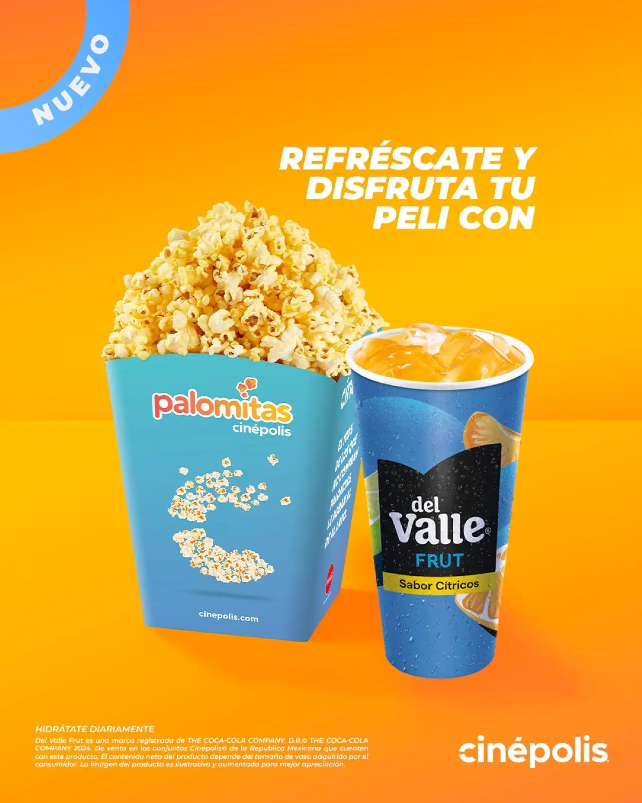 Nuevo combo en Cinépolis. Foto: Cortesía
