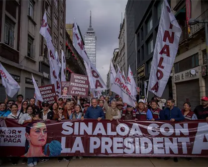 Rocha Moya acompaña a Claudia Sheinbaum en el cierre de su gira nacional "La Transformación Avanza"