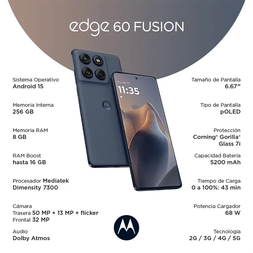 Conoce las características del Motorola Edge 60 ante el Galaxy S25 Ultra. Foto: Cortesía.