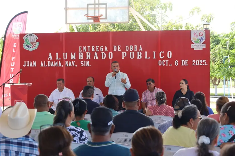 El alcalde Jorge Bojórquez señaló que esta obra es para el bienestar de la comunidad. Foto: Cortesía 
