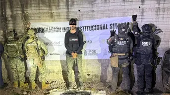 Detienen en Culiacán a Filiberto, integrante de célula criminal en Sinaloa y aseguran arsenal y droga