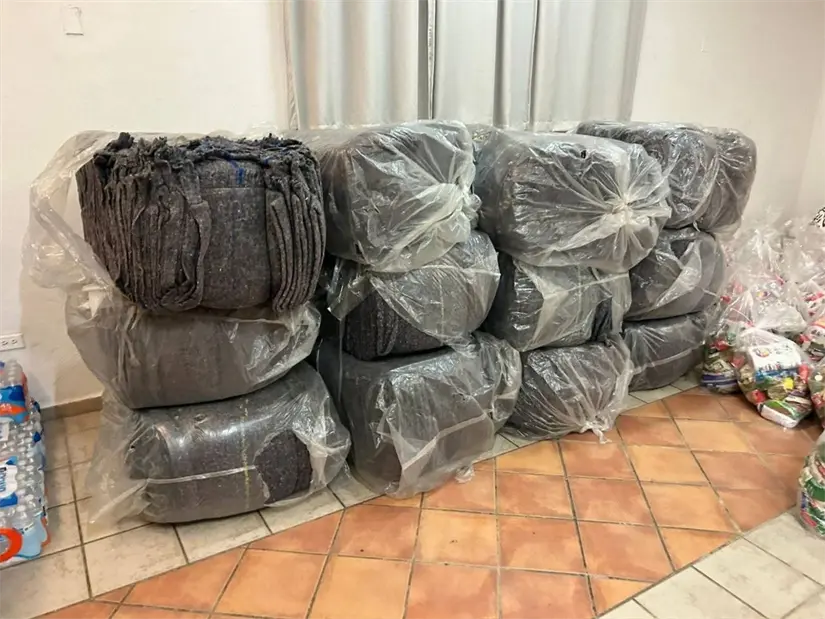 Ya se encuentran habilitados distintos refugios temporales en Los Cabos. Foto: Cortesía. 