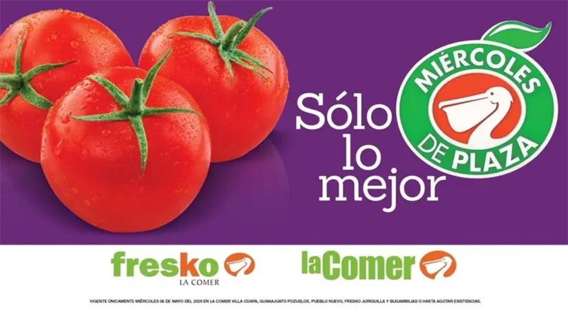 Cada semana La Comer te consiente con ofertas en frutas y verduras. 