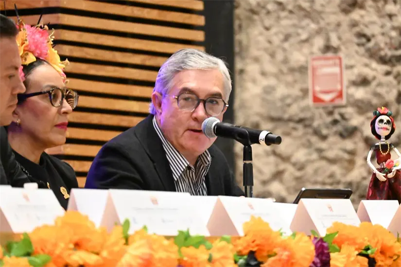 Presentan actividades del Festival del Día de los Muertos en Guanajuato. Foto: Cotesía