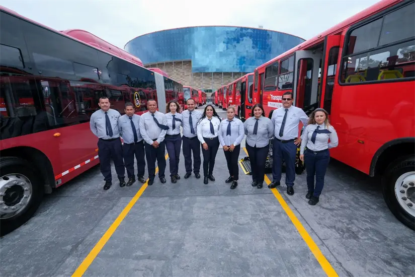 Rutas beneficiadas con las nuevas unidades de transporte en Jalisco. Foto: Cortesía