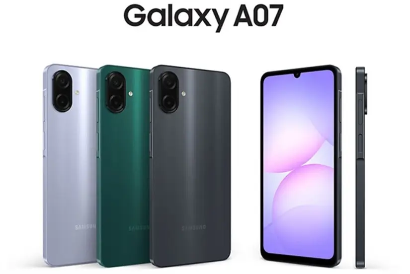 Samsung Galaxy A07. Foto: Cortesía