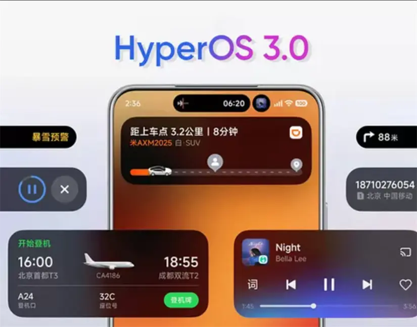 Conoce las novedades que trae el HyperOS 3.0. Foto: cortesía.
