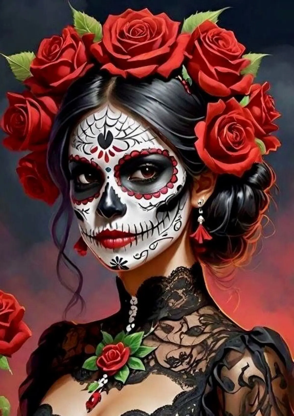 Imagen de bella catrina que puedes usar de perfil. Foto: Pinterest