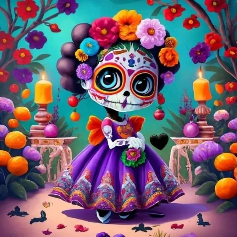 Bellas imágenes de catrinas. Foto: Pinterest