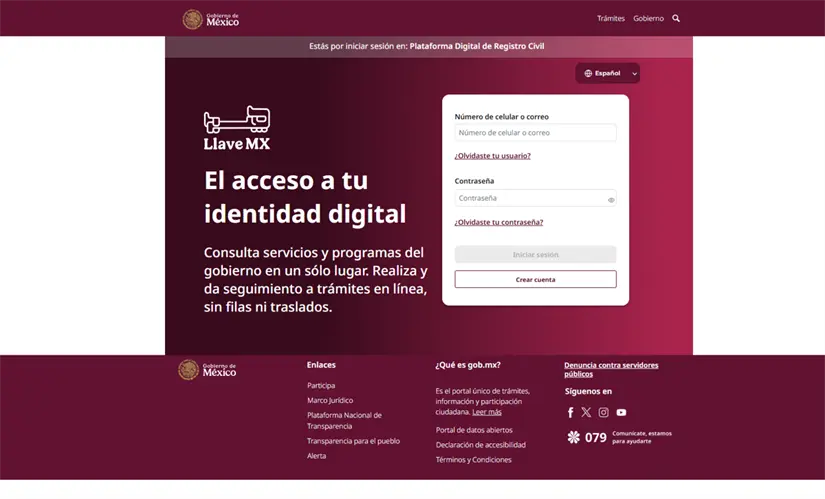 Así podrás descargar tu acta de nacimiento en línea en Oaxaca. Foto: Cortesía.