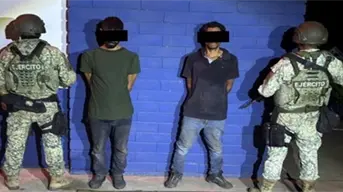 Ejército Mexicano captura a dos hombres armados en Estación Rosales, Culiacán