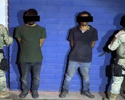 Ejército Mexicano captura a dos hombres armados en Estación Rosales, Culiacán
