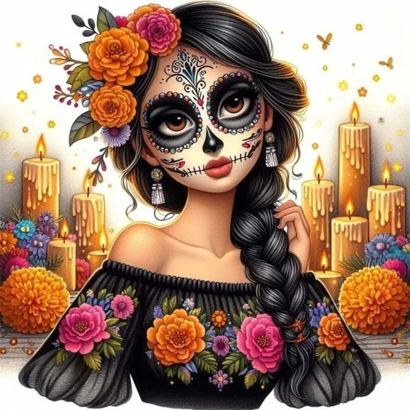  Imágenes bonitas de catrinas. Foto: Pinterest