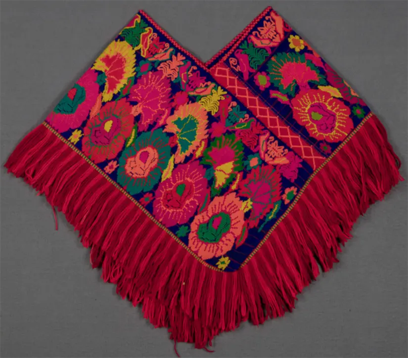 Quechquémitl, prenda con origen prehispánico. Foto: cortesía.