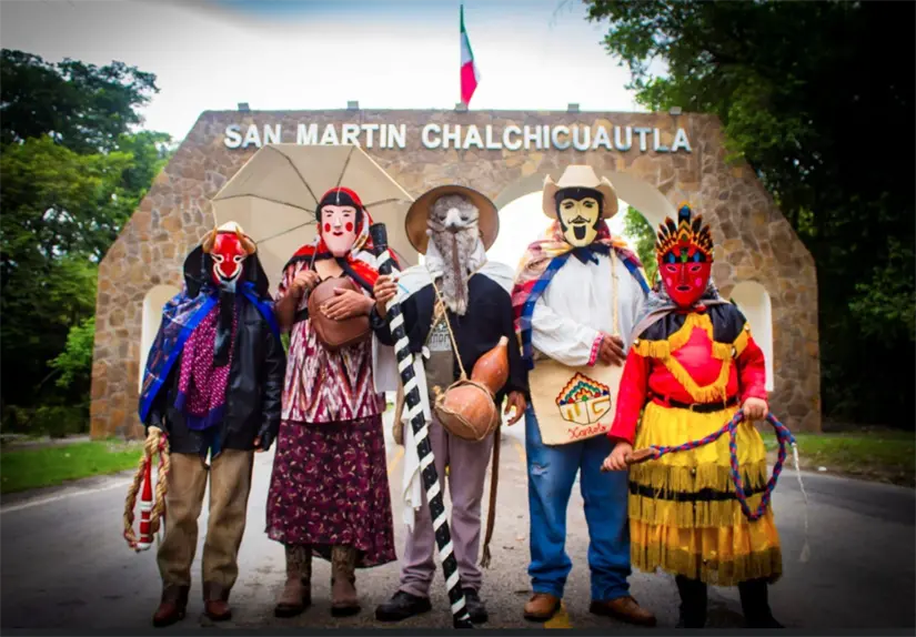 Vive el Xantolo en San Martín Chalchicuautla. Foto: cortesía.