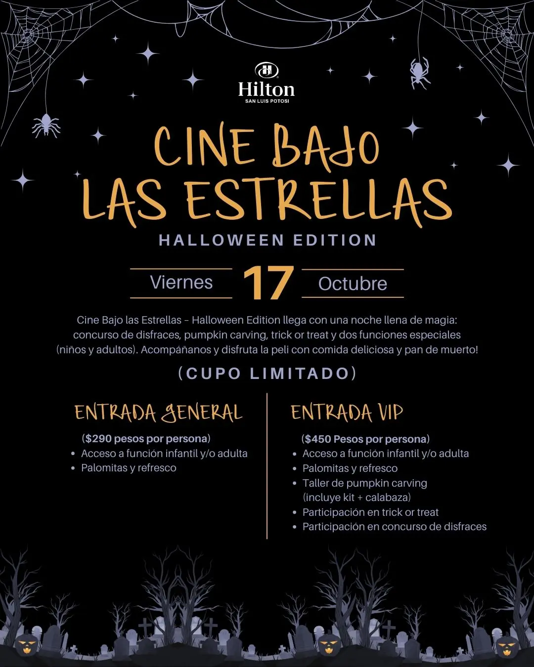Hilton Cine Bajo las Estrellas. Foto: Cortesía.