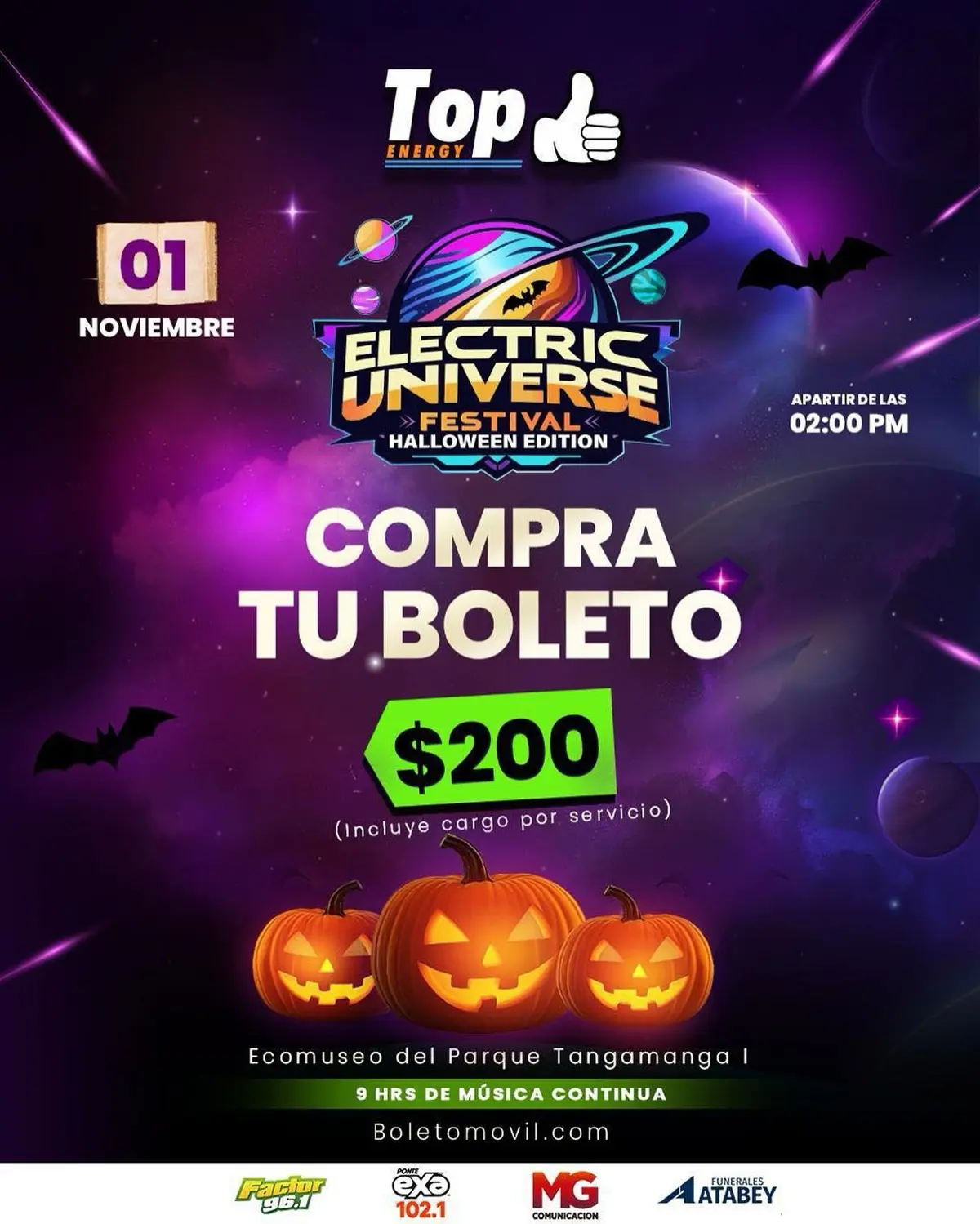Electric Universe Festival. Foto: Cortesía.