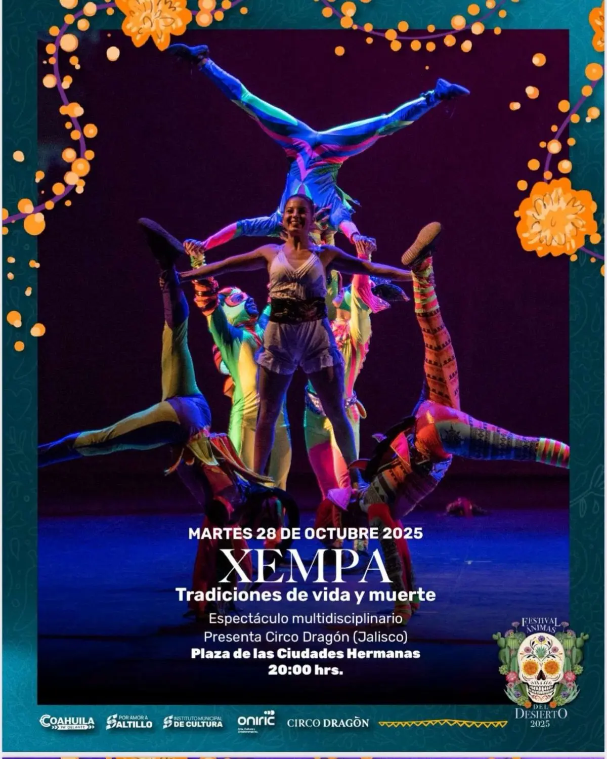 Actividades del Festival Ánimas del Desierto en Saltillo. Foto: Cortesía