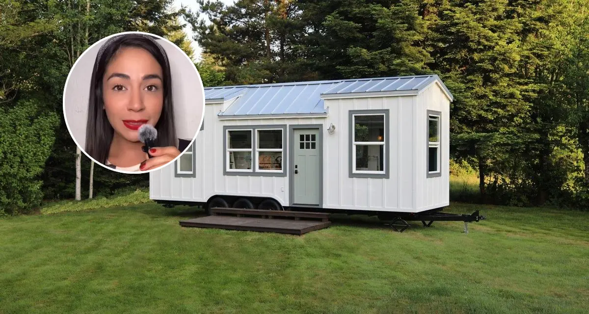 Increíble: joven mexicana compra y arma su casa prefabricada desde AliExpress. Foto: Cortesía.