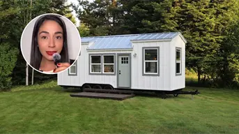 Compró una casa prefabricada por AliExpress y la armó en Baja California