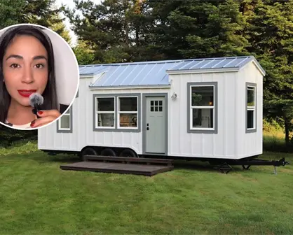 Compró una casa prefabricada por AliExpress y la armó en Baja California