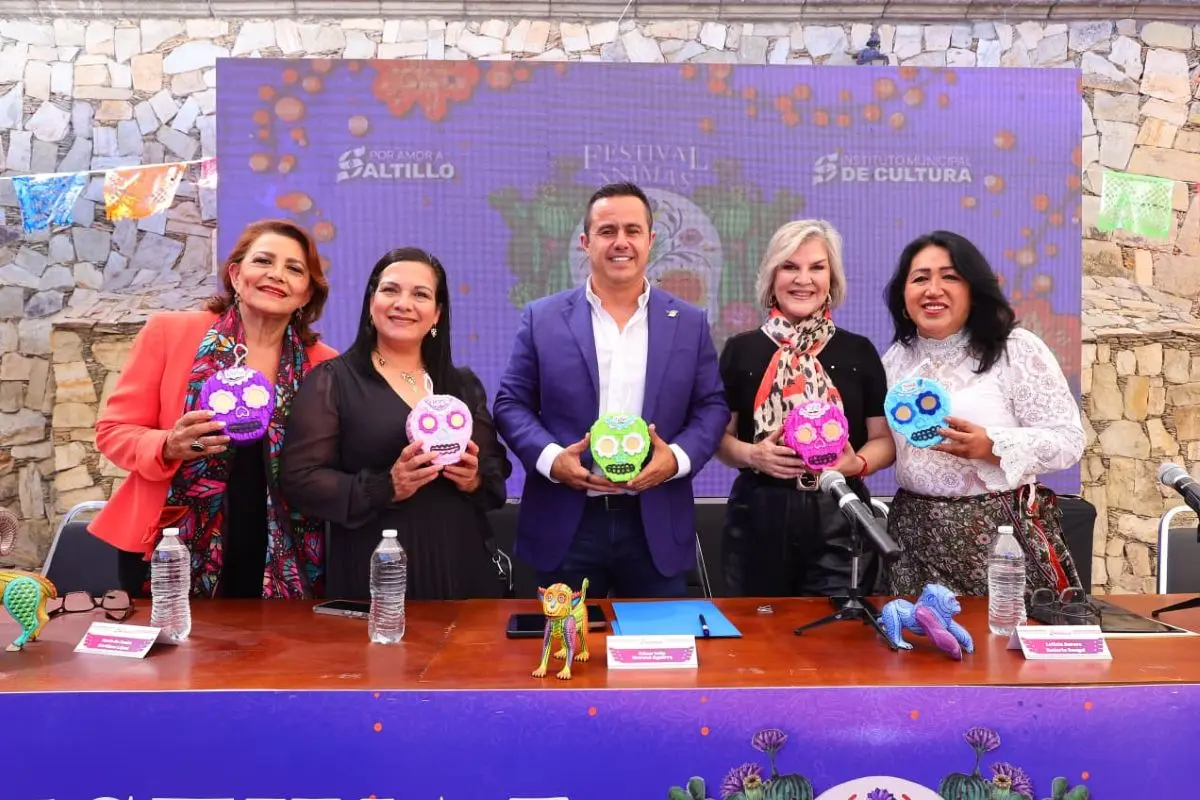 Presentan el Festival Ánimas del Desierto 2025 de Saltillo. Foto: Cortesía