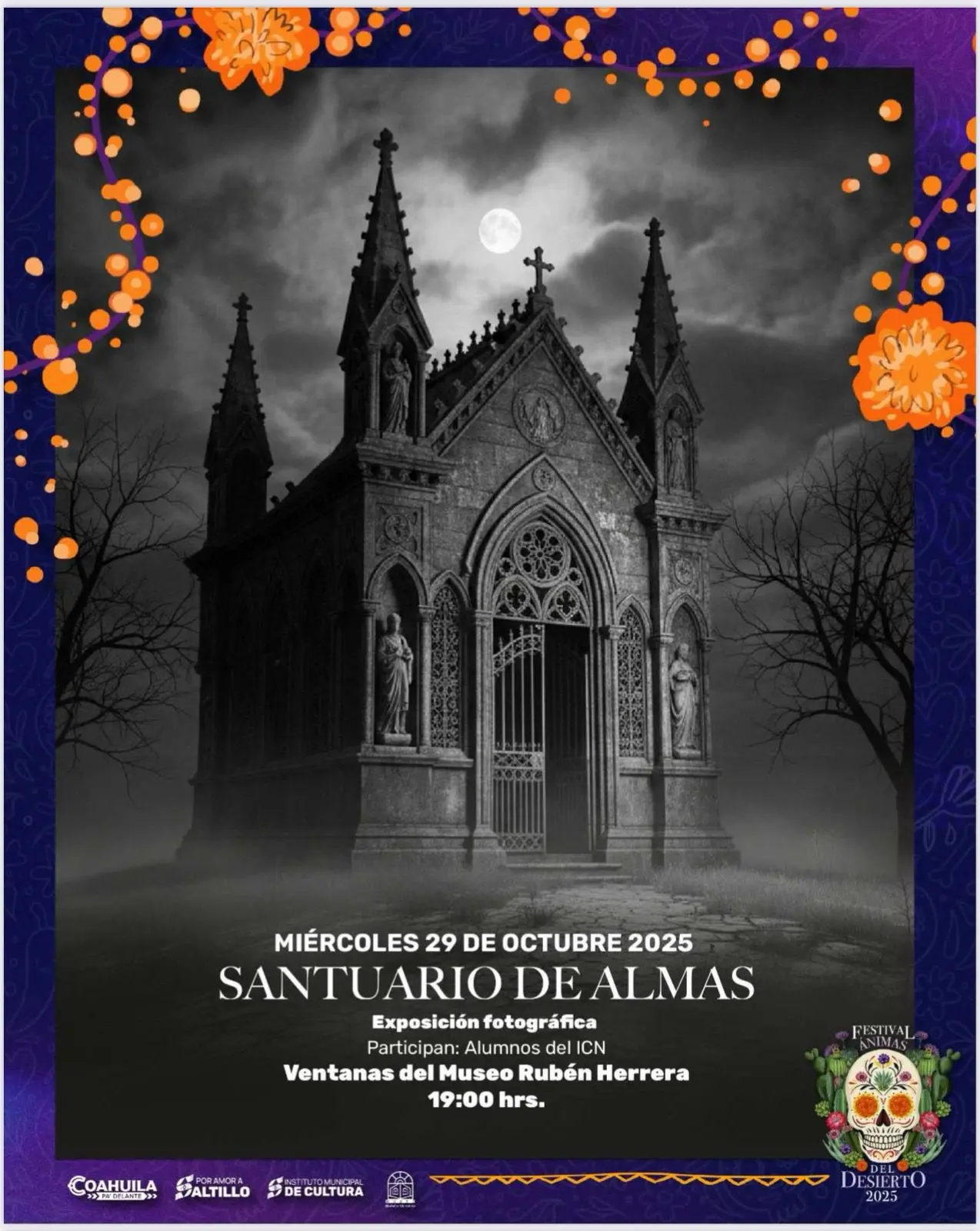Festival Ánimas del Desierto 2025 en Saltillo. Foto: Cortesía