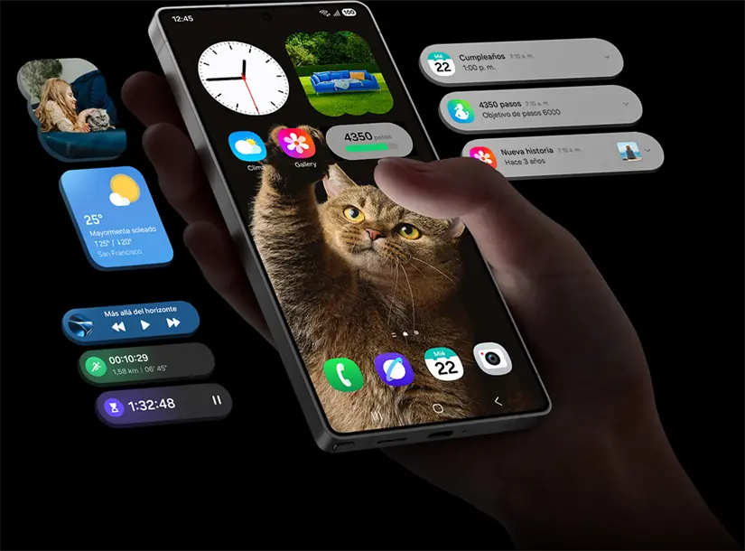 Este smartphone representa lo mejor de la marca. Foto: Samsung