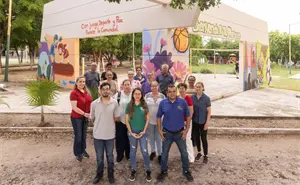 En el Parque Canaco, un mural invita a reflexionar sobre la paz, el deporte y la comunidad en Culiacán