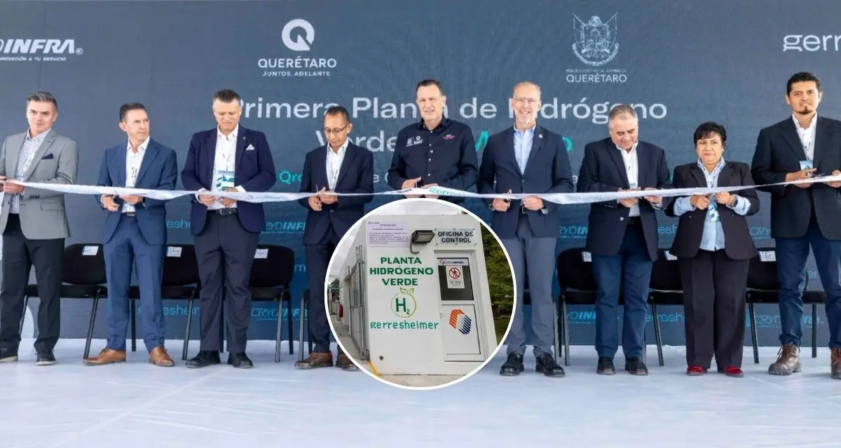 Conoce los detalles de la planta de hidrógeno verde en Querétaro. Foto: cortesía