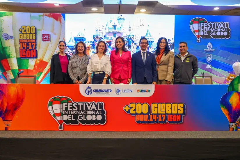 Presentan el Festival Internacional del Globo en Nuevo León. Foto: Cortesía