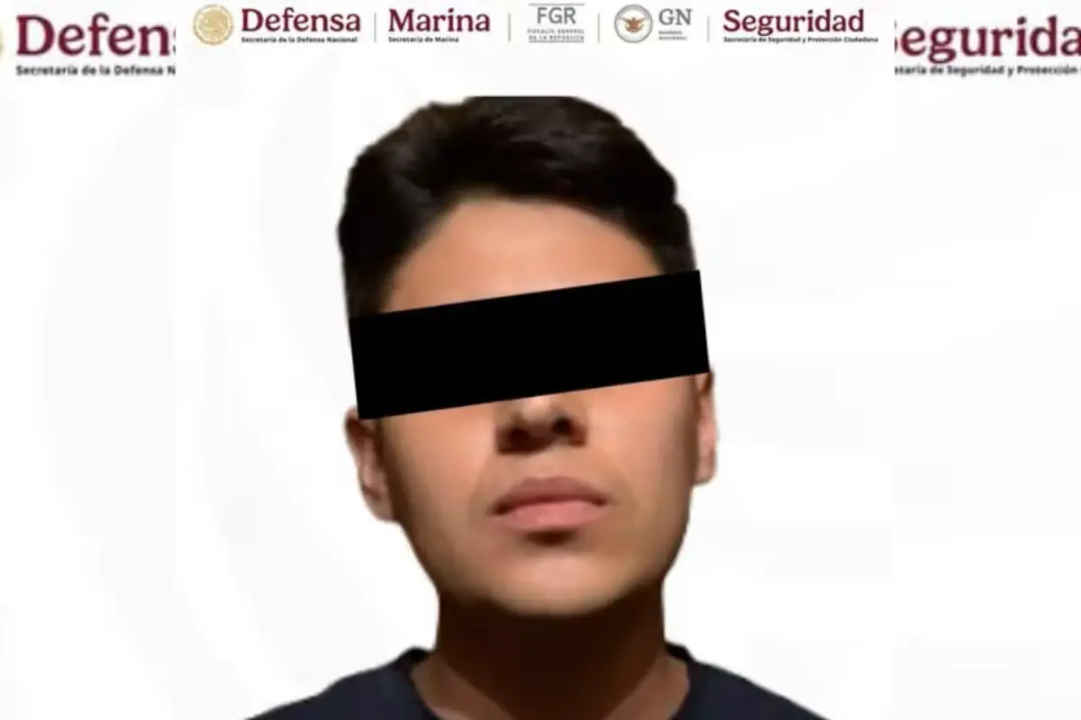 El detenido fue vinculado a proceso por delincuencia organizada. Foto: FGR