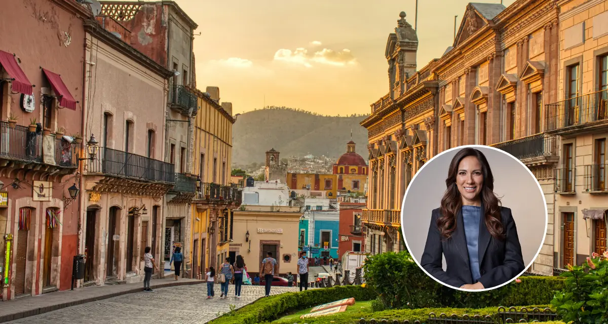 Ella es la actual gobernadora del estado de Guanajuato.