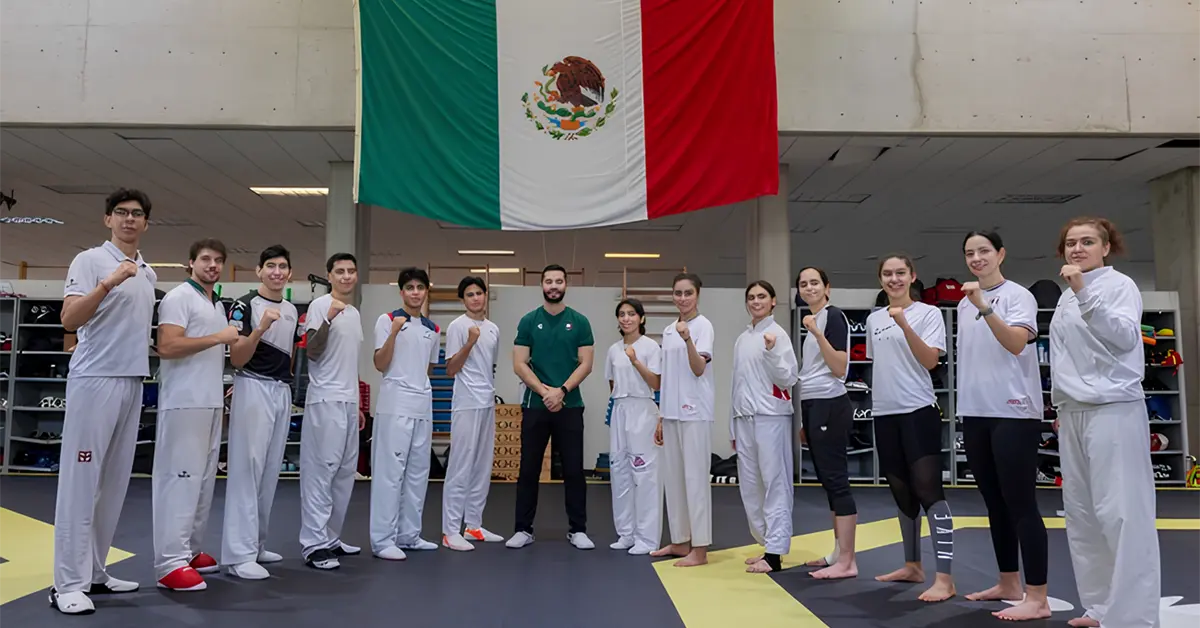 Taekwondo mexicano viaja a campamento en Corea, previo al Mundial Wuxi 2025 en China
