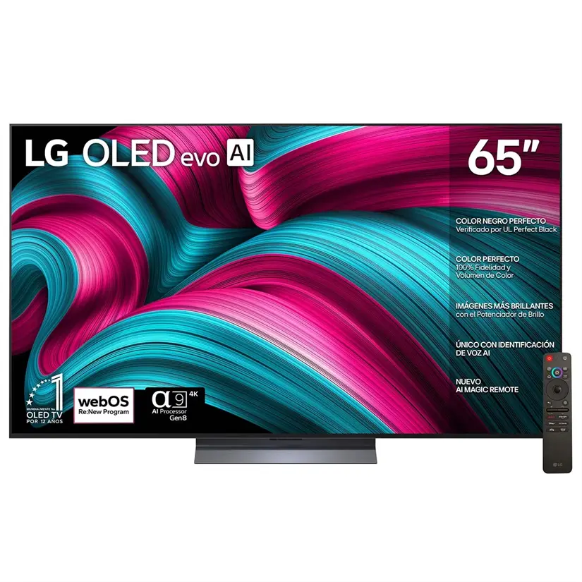 LG OLED evo AI C5 de 65 pulgadas. Foto: Cortesía.