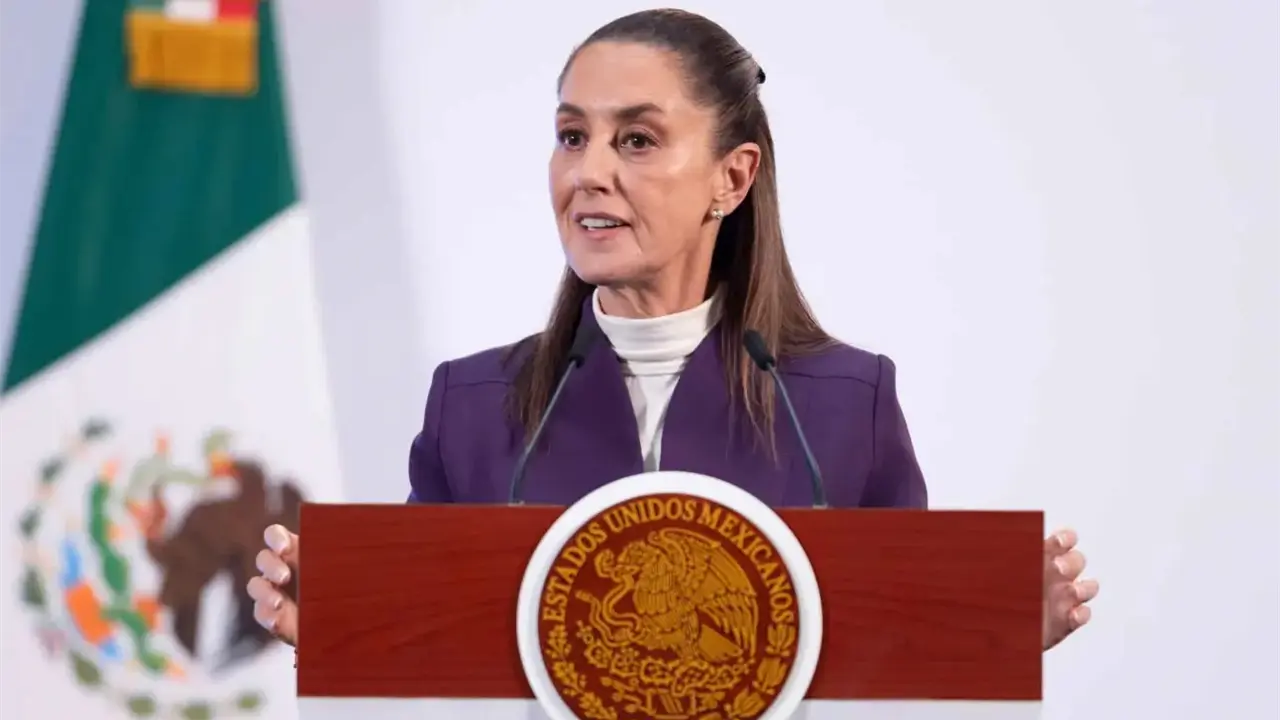 En una lista de 100 mujeres influyentes, Sheinbaum se encuentra entre los primeros 5 lugares. Foto: Presidencia