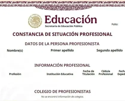 ¿Cómo tramitar la Constancia de Situación Profesional en Baja California Sur?