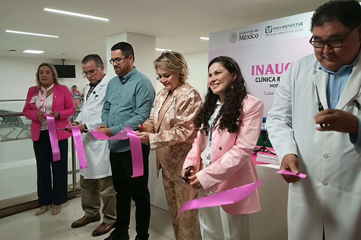 La presidenta del DIF Sinaloa, Eneyda Rocha Ruiz, inauguró la nueva Clínica Reconstructiva de Mama en el Hospital General de Culiacán IMSS-Bienestar, un espacio que devuelve esperanza y bienestar a mujeres sobrevivientes de cáncer. | Imágenes de Francisco Castro