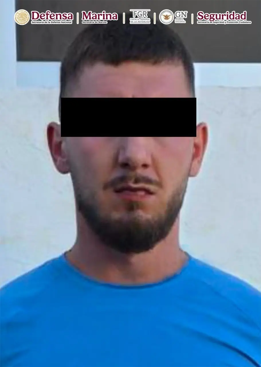Autoridades mexicanas e Interpol, fue detenido Mikael “N”.