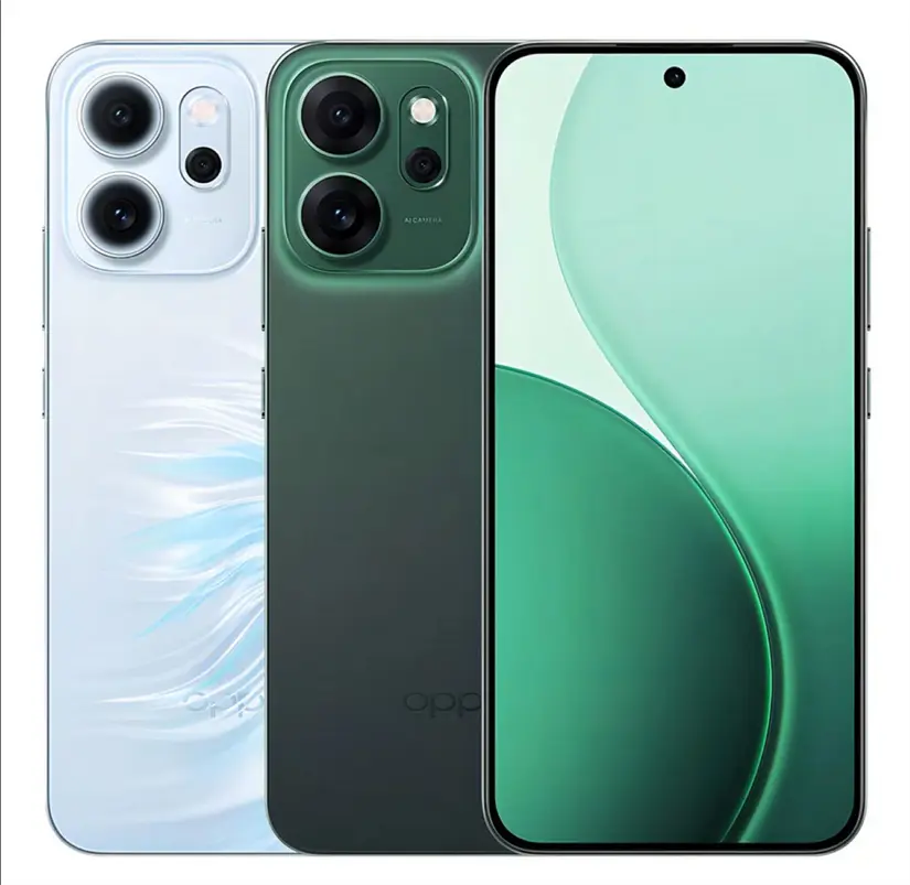 Oppo Reno14 con pantalla OLED de 6,5 pulgadas. Foto: Cortesía