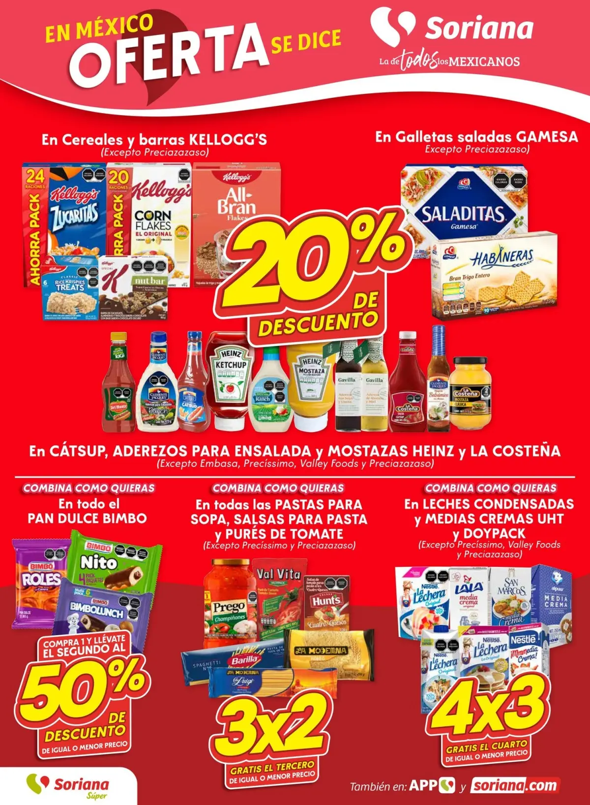 Aprovecha las ofertas de Fin de Semana Hiper en despensa. Imagen: Soriana