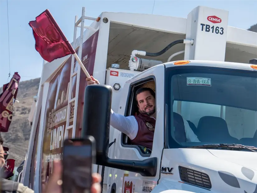 Días de recolección de basura en las nuevas rutas de Tijuana. Foto: Cortesía
